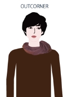 男の子76メンズ 強縮絨 ウール マフラー.jpg